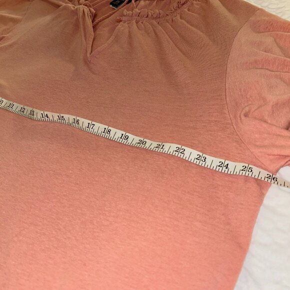 Lauren Ralph Lauren Flutter Sleeve Peasant Top plus size 3X - Picture 11 of 12